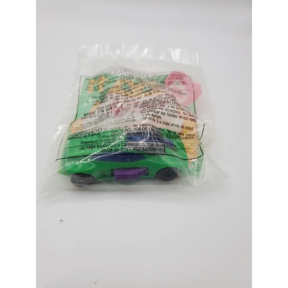 1994 McDonald's Happy Meal Hot Wheels Twin Engine #11 Bag Sliced